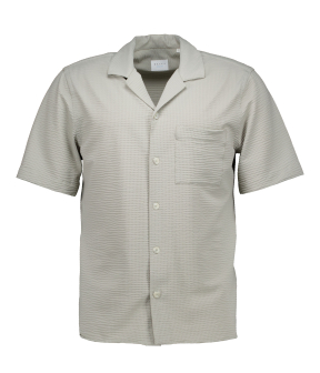 Xacus Active Shirt Korte Mouw Overhemden Lichtgrijs Act440mm/21616