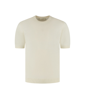 Duquezzi Merino T-shirt T-shirts Off White Dqc30026005