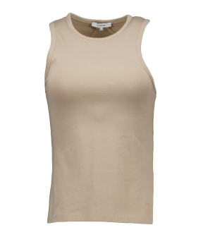 Dante 6 Jovie Fine Rib Crewneck Tanktop Tops Zand 261520