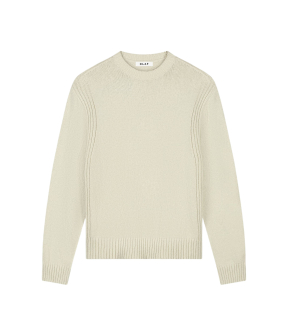 Olaf Essential Knitted Crewneck Sweaters Off White M250700