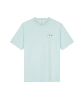 Olaf Dotted Face Tees T-shirts Lichtblauw M250100