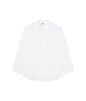 Zenggi Poplin Wide Sleeve Shirt Blouses Wit X04-1017 630