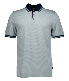 Bugatti Herren Polo 1/2 Arm Polos Lichtblauw 8150-15103e