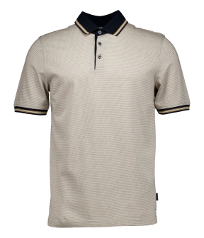 Bugatti Herren Polo 1/2 Arm Polos Beige 8150-15103e