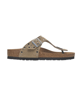Birkenstock Gizeh Rivet Slippers Taupe 1029388