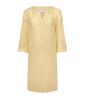 Nukus Kate Dress Mix Jurken Lichtgeel Nks14015