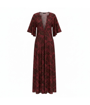 Bad Habits Ss26rdrbadh Jurken Bordeaux Mariona