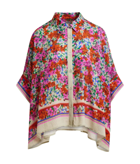 Essentiel Antwerp Oversized Shirt Blouses Rood Jirt