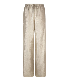 Dante 6 Ido Metallic Effect Pants Pantalons Beige 261342