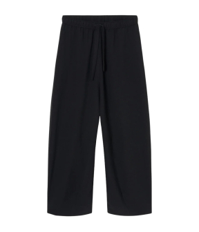 Zenggi Fluid Drawstring Pantalons Zwart X05-1031