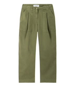 Cambio October Studio87 Pantalons Olijf 7667 X229 01