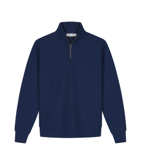 Olaf Essential Half Zip Pullovers Donkerblauw M260205