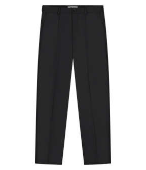 Olaf Regular Wool Pleated Pantalons Zwart M260409