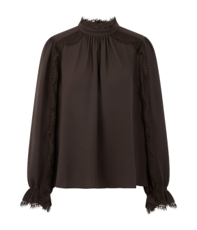Marccain Blouse Blouses Donkerbruin Bc 51.18 W90