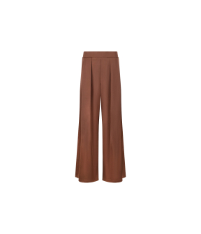 Nukus June Pants Shiny Pantalons Bruin Nkf09068