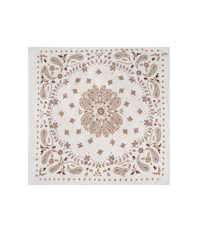 Nukus Cici Scarf Paisley Sjaals Off White Nkf16004