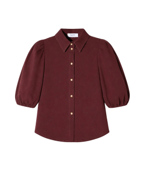 Janice Lars Blouses Bordeaux Lars
