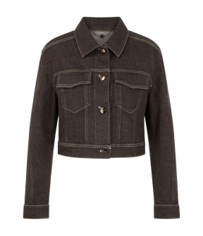 Marccain Jacket Jackets Donkerbruin Bc 31.09 D09