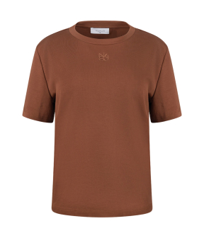 Nukus Luna Shirt Nk T-shirts Bruin Nkf04012