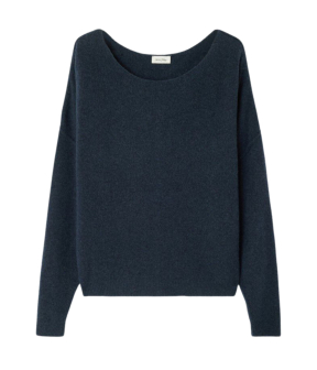 American Vintage Damsville Pullovers Donkerblauw Dam225h26