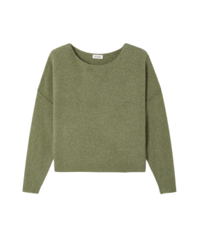 American Vintage Damsville Pullovers Olijf Dam225h26