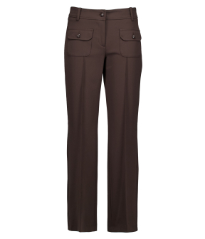 Cambio Farah Patched Pocket Pantalons Donkerbruin 6111 0427 00