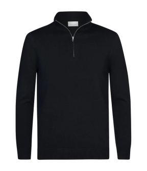 Profuomo Pullover Halfzip Pullovers Donkerblauw Pp2j00010