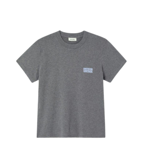 American Vintage Ykobow T-shirts Grijs Yko02ch26