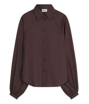 Closed Raglan Blouse Blouses Donkerbruin C94126-25c-22