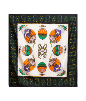 Essentiel Antwerp Printed Scarf Sjaals Zwart Kontact
