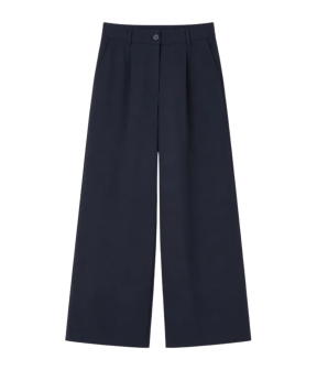 Zenggi Jap Crepe Micah Pantalons Donkerblauw Y05-1013 3034