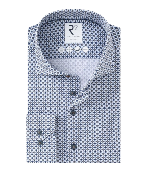 R2 Technical Knitted Lange Mouw Overhemden Donkerblauw 134.wsp.008