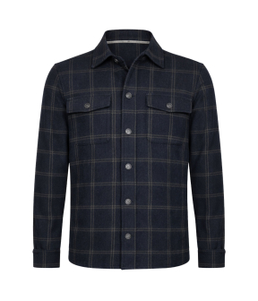 R2 Check Overshirts Donkerblauw 134.overshirt.004
