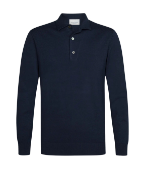 Profuomo Polo One Piece Polos Donkerblauw Ppxj30003