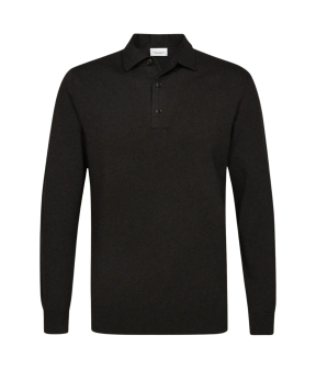 Profuomo Polo One Piece Polos Donkerbruin Ppxj30003