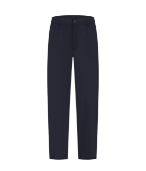 Duquezzi Wool Blend Trousers Pantalons Donkerblauw Dqa50026009