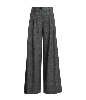 Essentiel Antwerp Wide Leg Pants Pantalons Grijs Kollection