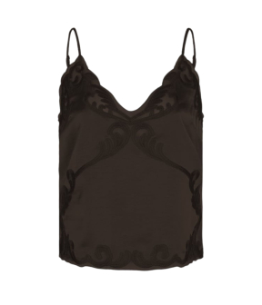 Dante 6 Ligne Lace Tops Donkerbruin 100158