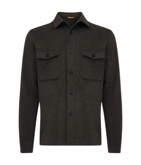 Genti S5238-1608 Overshirts Donkerbruin S5238-1608