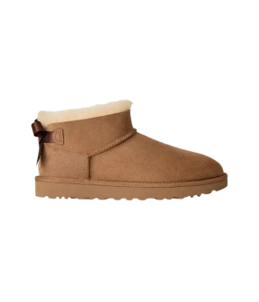 Ugg Ultra Mini Bailey Bow Boots Cognac 1185491