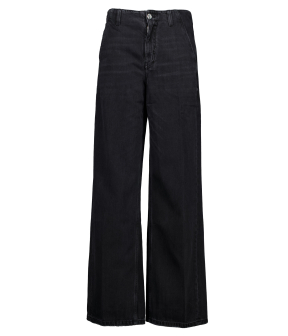 Goldgarn Twisted Wide Leg Jeans Zwart Ggw010330