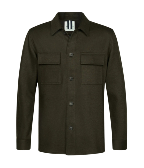 Profuomo Ppxf30001d Overshirts Donkergroen Ppxf30001