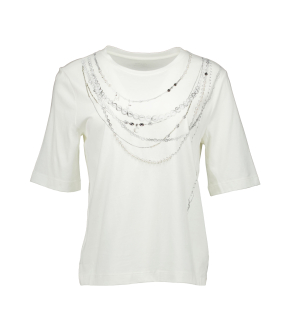 Marccain T-shirt T-shirts Off White Bs 48.20 J59