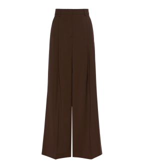 Max Mara Weekend Wkdadelfi Pantalons Donkerbruin 2625136032600
