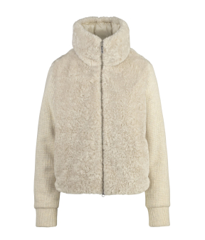 Bomboogie Bimateric Woman Jacket Jackets Creme Jw9854 Dksh