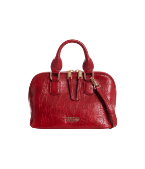 Essentiel Antwerp Fake Croco Handbag Handtassen Rood Kamilla