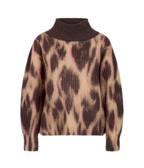 Marccain Trui Truien Bruin Bs 41.38 M33