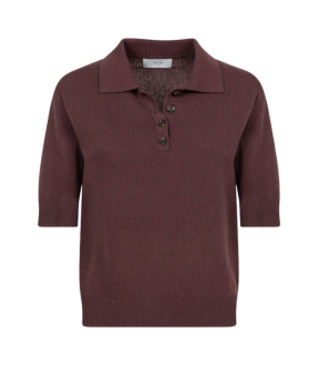Âme Antwerp Polo Neck Knitted Sweater Sweaters Bordeaux Obsession