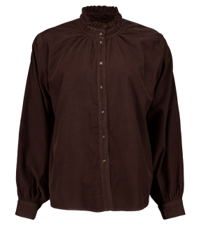 Sacrecoeur Cacao Blouses Donkerbruin Soline