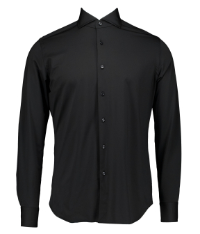Xacus Active Shirt Lange Mouw Overhemden Zwart Act520ml/11460